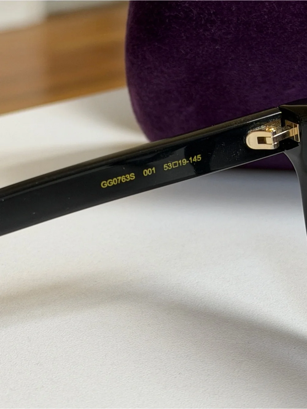 Gucci Women's Black Cat-Eye Sunglasses